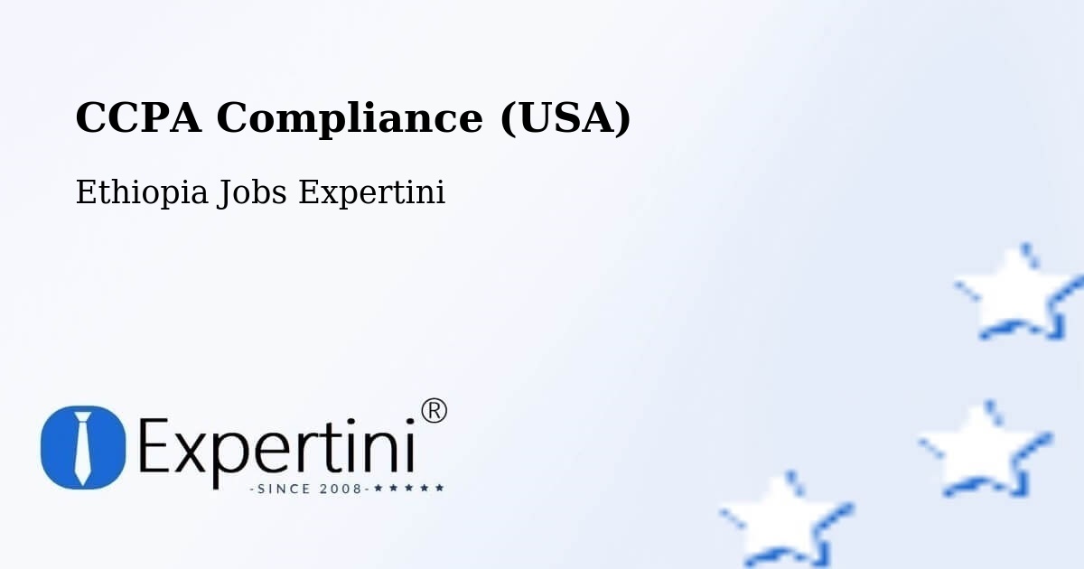 CCPA Privacy Rights & Compliance Notice – Burē - Ethiopia Jobs Expertini
